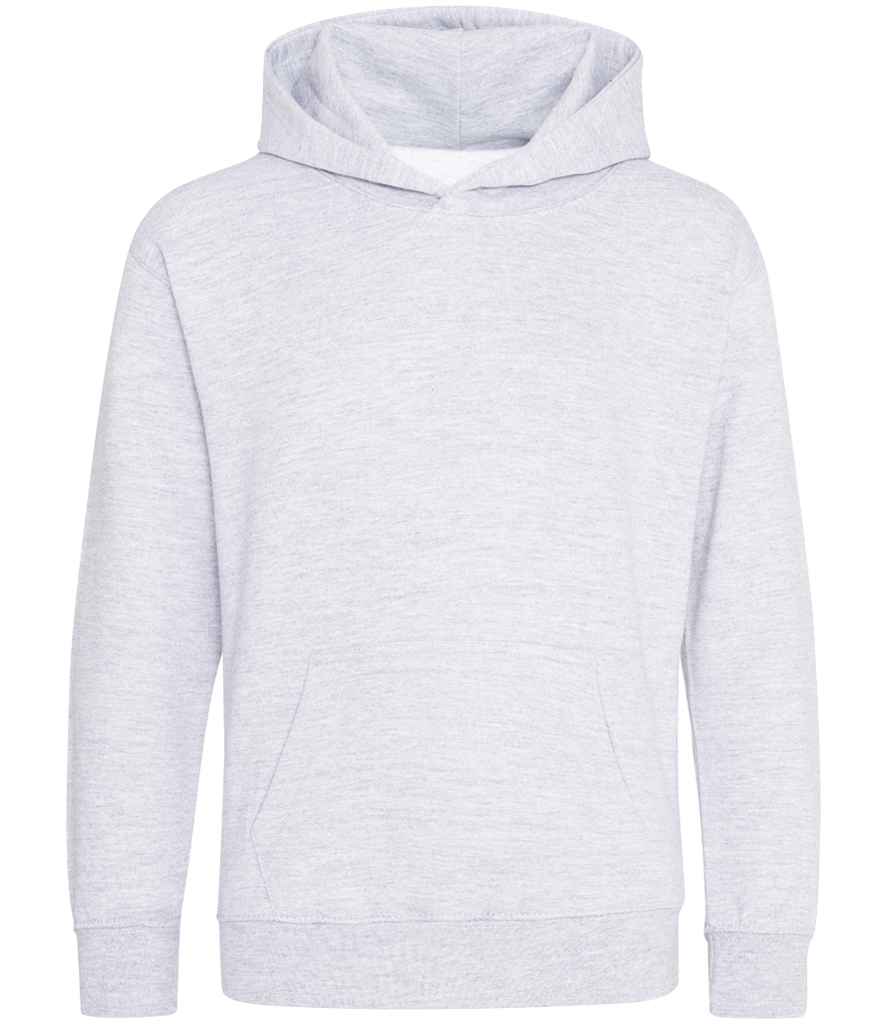 Just Hoods JH001B Ash Front - Ready to be Embroidered and Printed by Custard Workwear - Cheap Personalised and Customised Workwear in Nottinghamshire, Derbyshire and Leicestershire