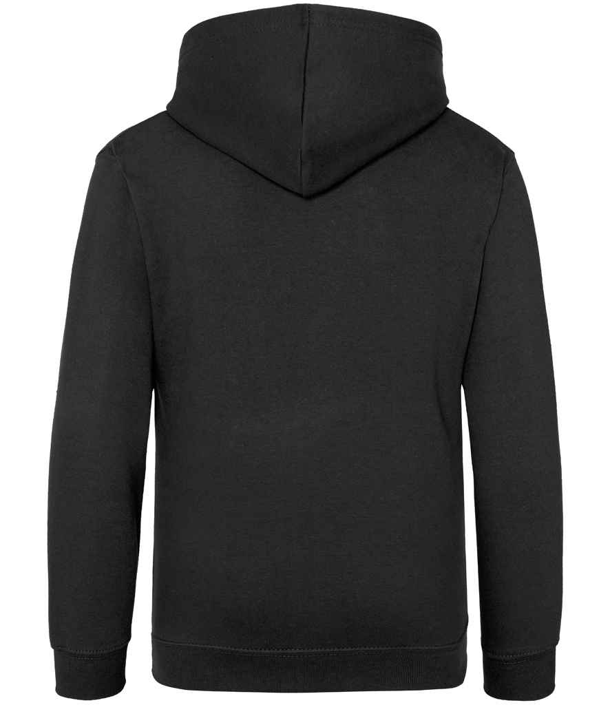 Just Hoods JH001B Black Smoke Back - Ready to be Embroidered and Printed by Custard Workwear - Cheap Personalised and Customised Workwear in Nottinghamshire, Derbyshire and Leicestershire