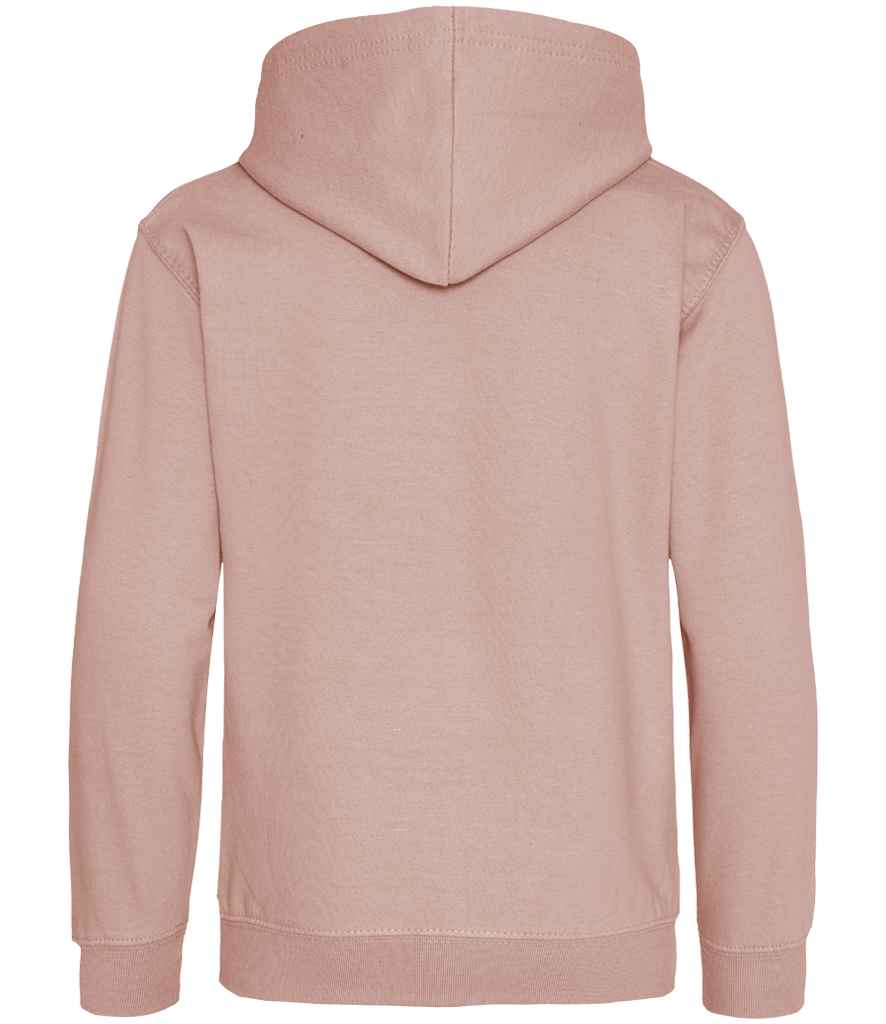 Just Hoods JH001B Dusty Pink Back - Ready to be Embroidered and Printed by Custard Workwear - Cheap Personalised and Customised Workwear in Nottinghamshire, Derbyshire and Leicestershire