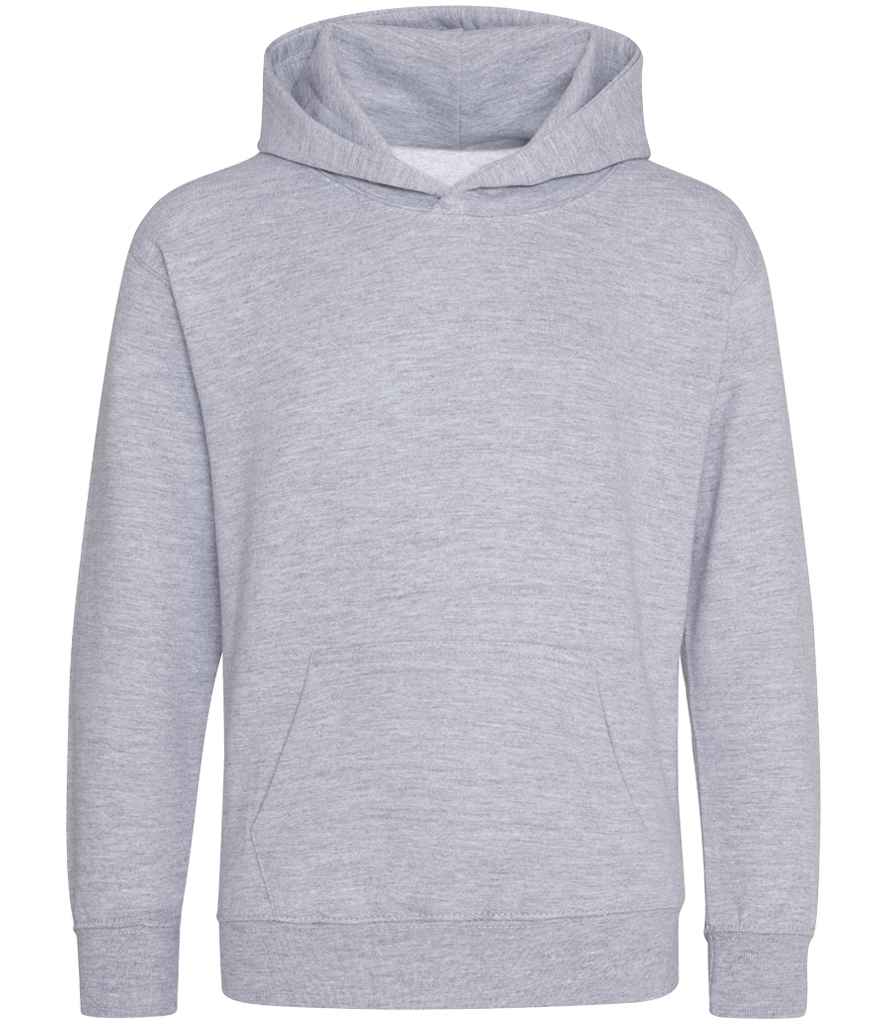 Just Hoods JH001B Heather Grey Front - Ready to be Embroidered and Printed by Custard Workwear - Cheap Personalised and Customised Workwear in Nottinghamshire, Derbyshire and Leicestershire