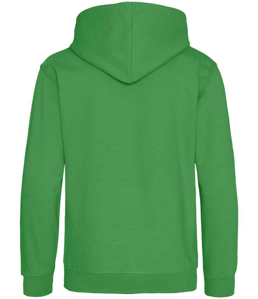 Just Hoods JH001B Kelly Green Back - Ready to be Embroidered and Printed by Custard Workwear - Cheap Personalised and Customised Workwear in Nottinghamshire, Derbyshire and Leicestershire