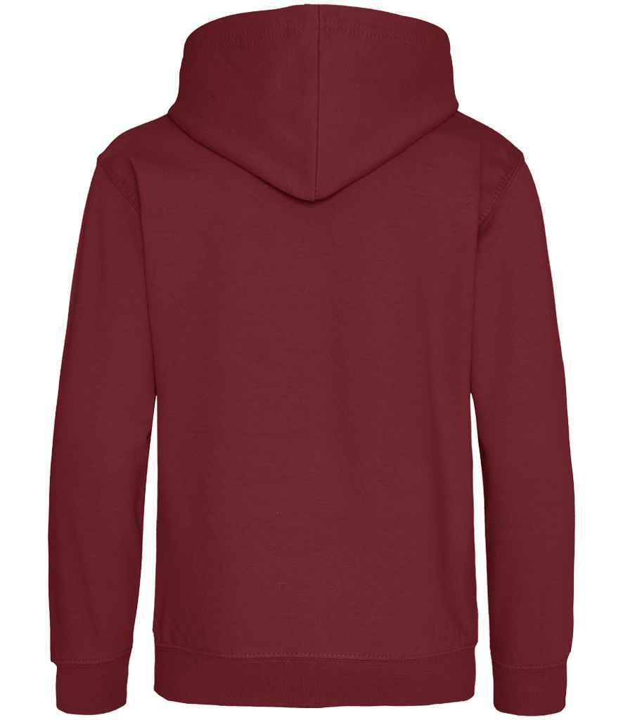 Just Hoods JH001B Red Hot Chilli Back - Ready to be Embroidered and Printed by Custard Workwear - Cheap Personalised and Customised Workwear in Nottinghamshire, Derbyshire and Leicestershire
