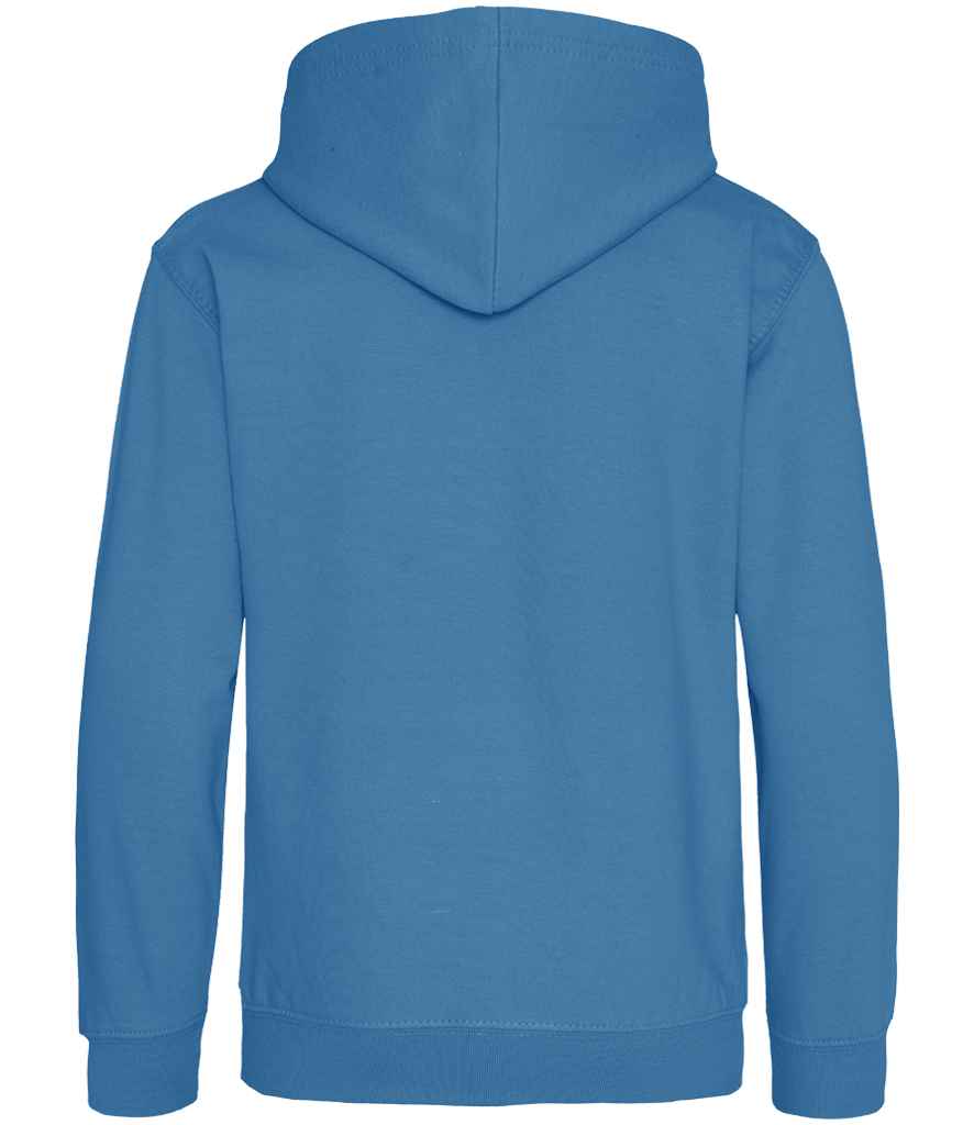 Just Hoods JH001B Sapphire Blue Back - Ready to be Embroidered and Printed by Custard Workwear - Cheap Personalised and Customised Workwear in Nottinghamshire, Derbyshire and Leicestershire