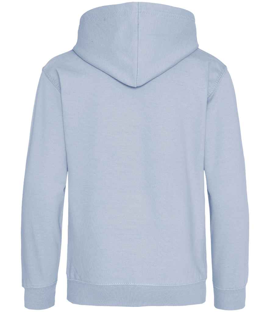 Just Hoods JH001B Sky Blue Back - Ready to be Embroidered and Printed by Custard Workwear - Cheap Personalised and Customised Workwear in Nottinghamshire, Derbyshire and Leicestershire