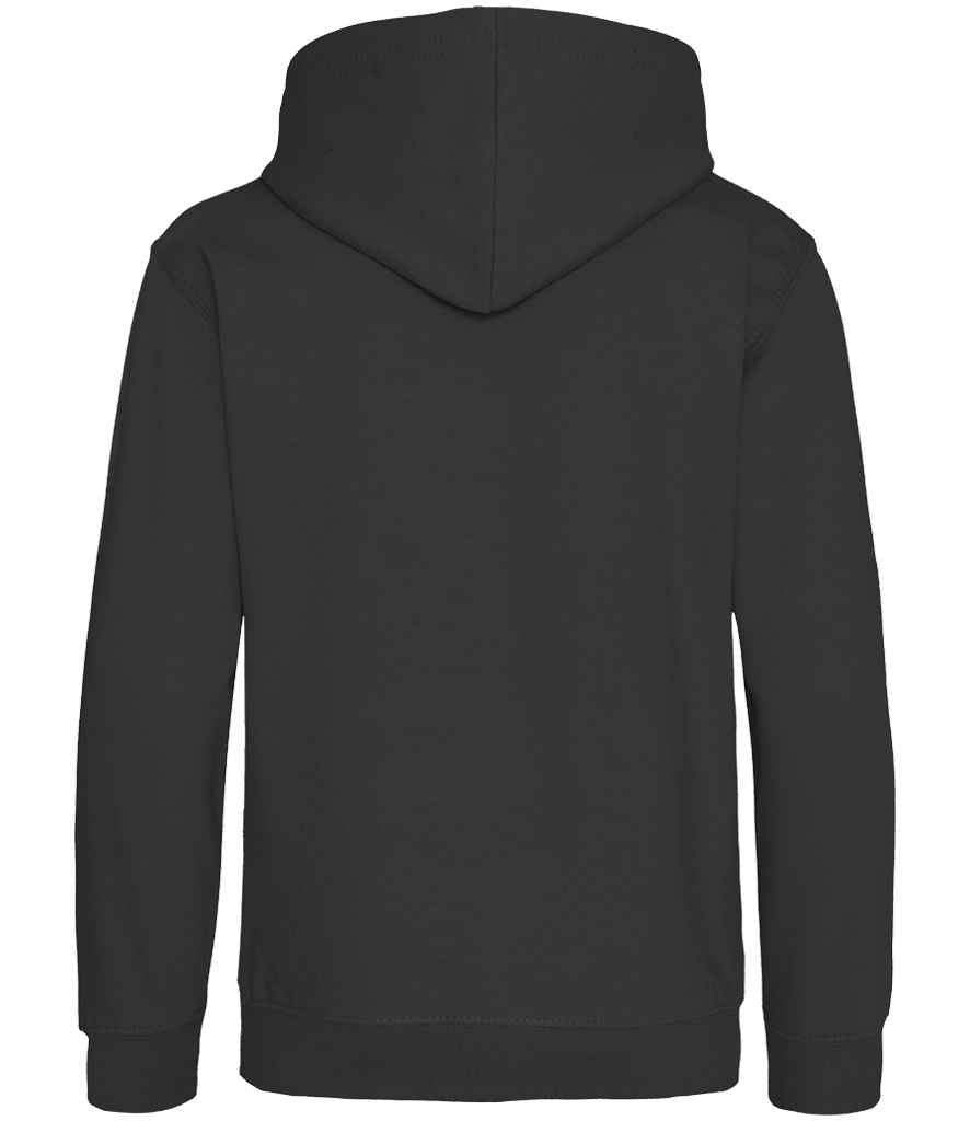 Just Hoods JH001B Storm Grey Back - Ready to be Embroidered and Printed by Custard Workwear - Cheap Personalised and Customised Workwear in Nottinghamshire, Derbyshire and Leicestershire