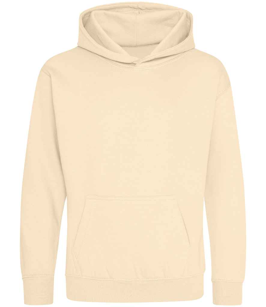 Just Hoods JH001B Vanilla Milkshake Front - Ready to be Embroidered and Printed by Custard Workwear - Cheap Personalised and Customised Workwear in Nottinghamshire, Derbyshire and Leicestershire