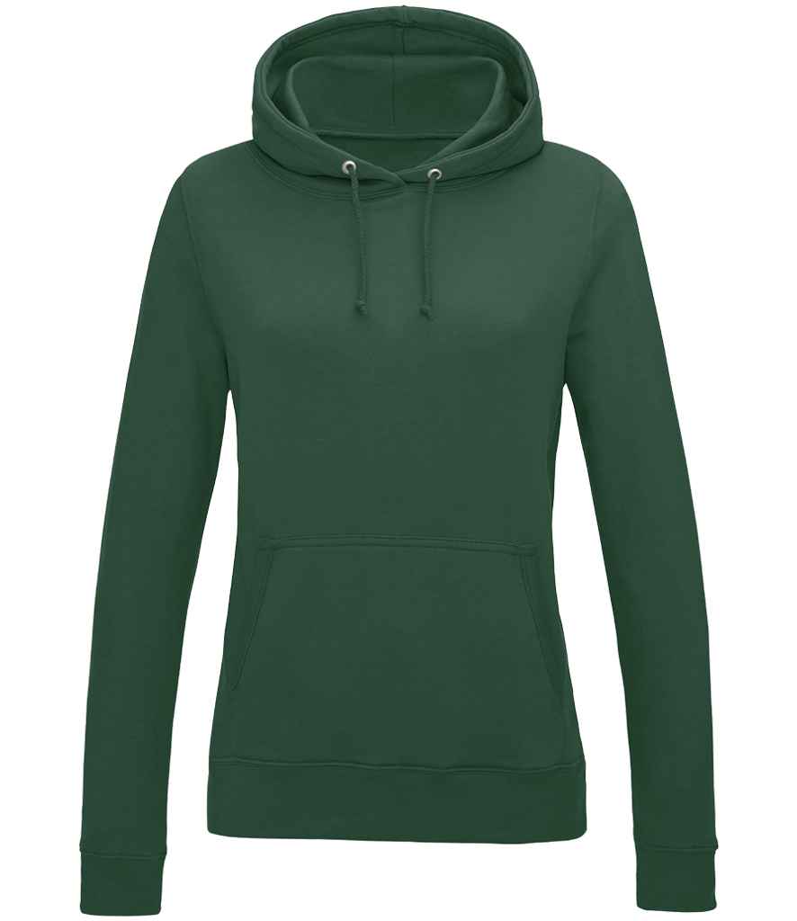 Just Hoods JH001F Bottle Green Front - Ready to be Embroidered and Printed by Custard Workwear - Cheap Personalised and Customised Workwear in Nottinghamshire, Derbyshire and Leicestershire