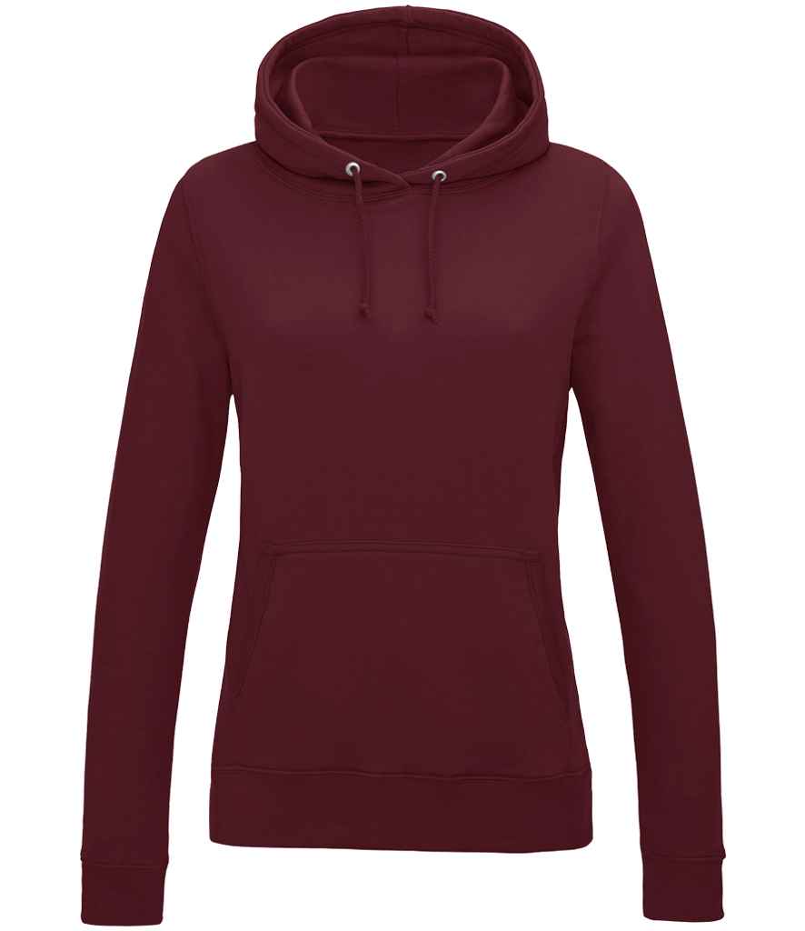Just Hoods JH001F Burgundy Front - Ready to be Embroidered and Printed by Custard Workwear - Cheap Personalised and Customised Workwear in Nottinghamshire, Derbyshire and Leicestershire