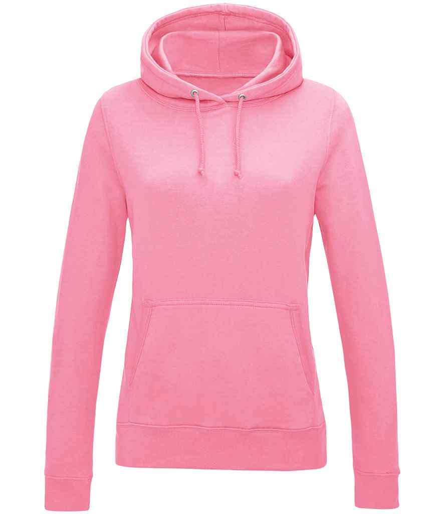 Just Hoods JH001F Candyfloss Pink Front - Ready to be Embroidered and Printed by Custard Workwear - Cheap Personalised and Customised Workwear in Nottinghamshire, Derbyshire and Leicestershire