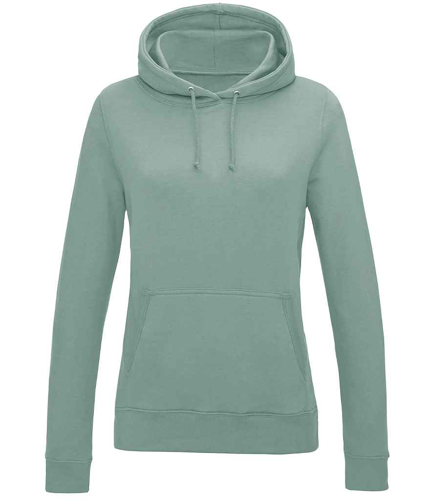 Just Hoods JH001F Dusty Green Front - Ready to be Embroidered and Printed by Custard Workwear - Cheap Personalised and Customised Workwear in Nottinghamshire, Derbyshire and Leicestershire