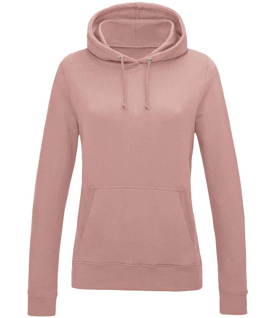 Just Hoods JH001F Dusty Pink Front - Ready to be Embroidered and Printed by Custard Workwear - Cheap Personalised and Customised Workwear in Nottinghamshire, Derbyshire and Leicestershire