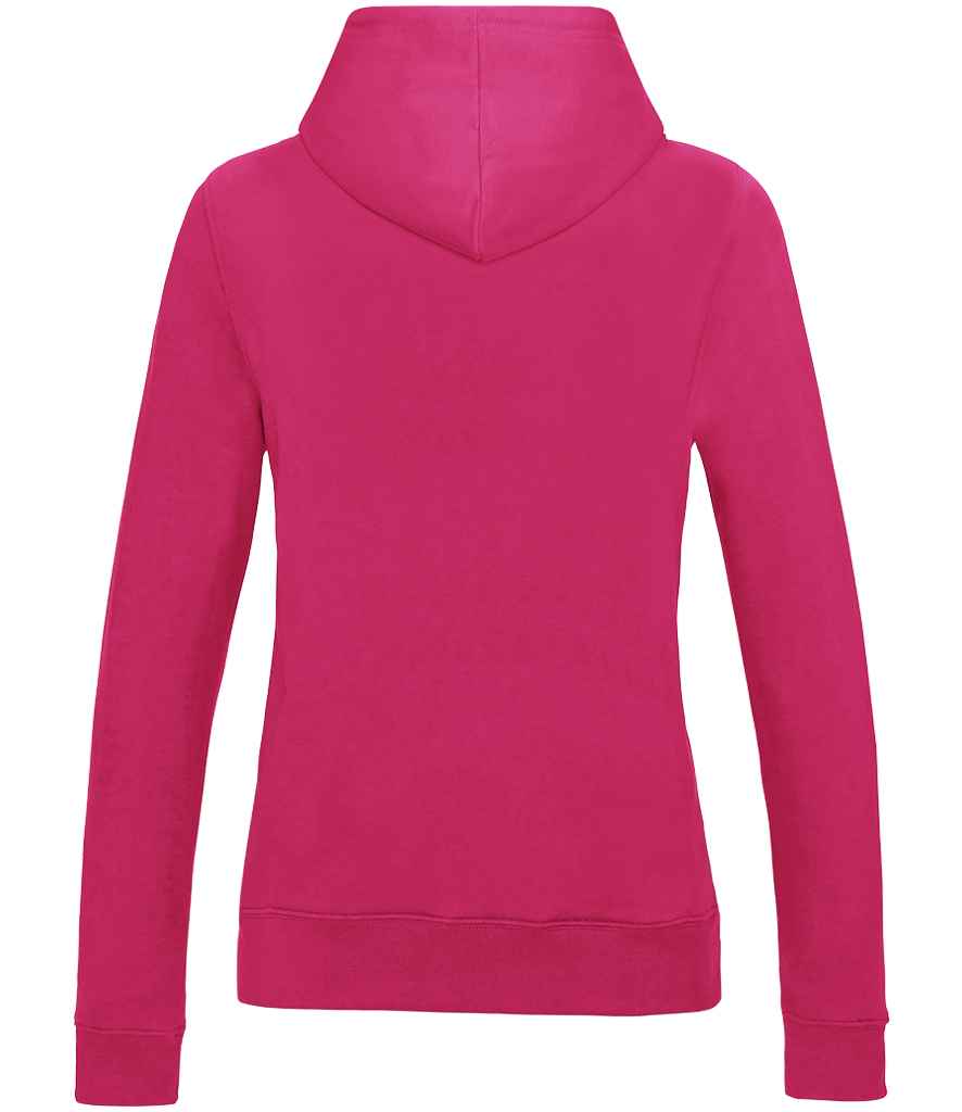 Just Hoods JH001F Hot Pink Back - Ready to be Embroidered and Printed by Custard Workwear - Cheap Personalised and Customised Workwear in Nottinghamshire, Derbyshire and Leicestershire