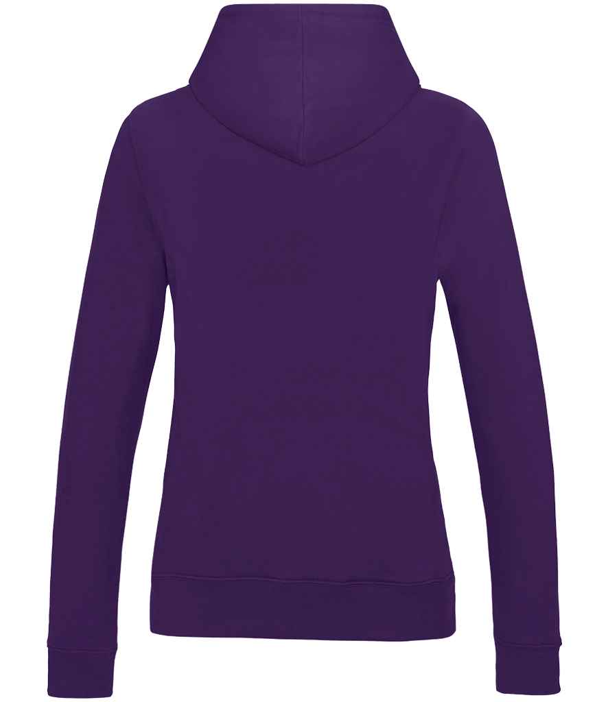 Just Hoods JH001F Purple Back - Ready to be Embroidered and Printed by Custard Workwear - Cheap Personalised and Customised Workwear in Nottinghamshire, Derbyshire and Leicestershire