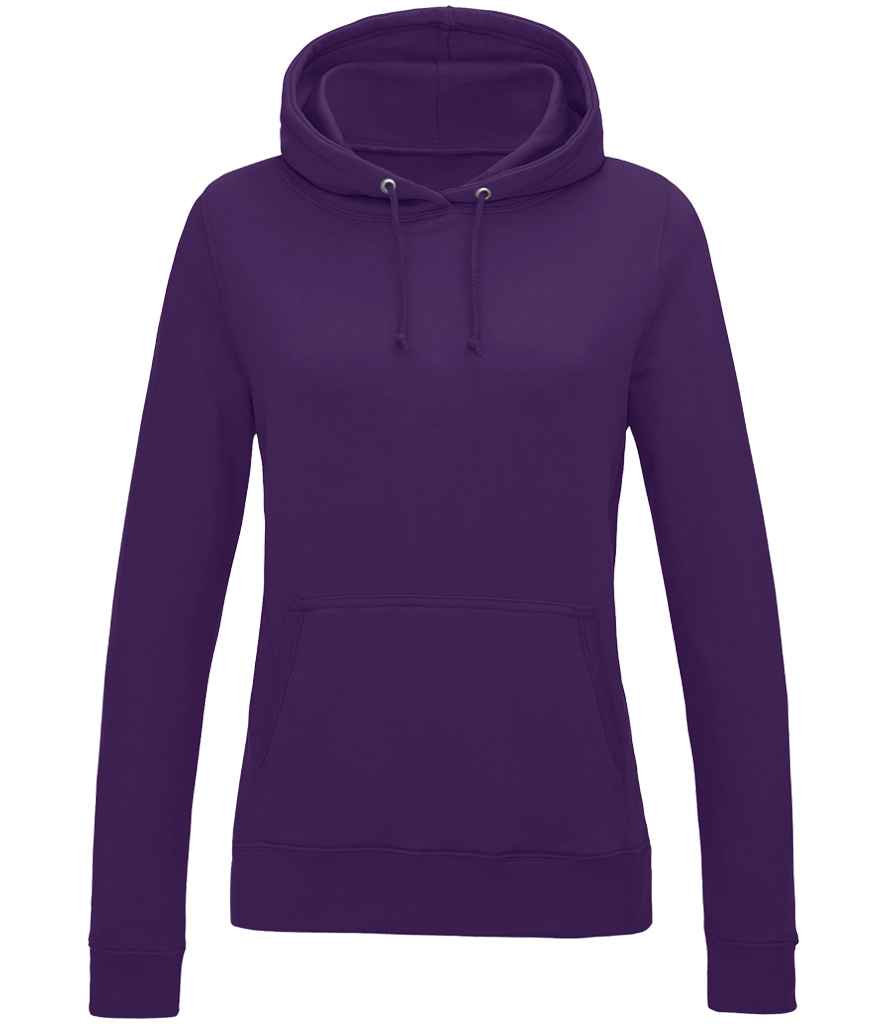 Just Hoods JH001F Purple Front - Ready to be Embroidered and Printed by Custard Workwear - Cheap Personalised and Customised Workwear in Nottinghamshire, Derbyshire and Leicestershire