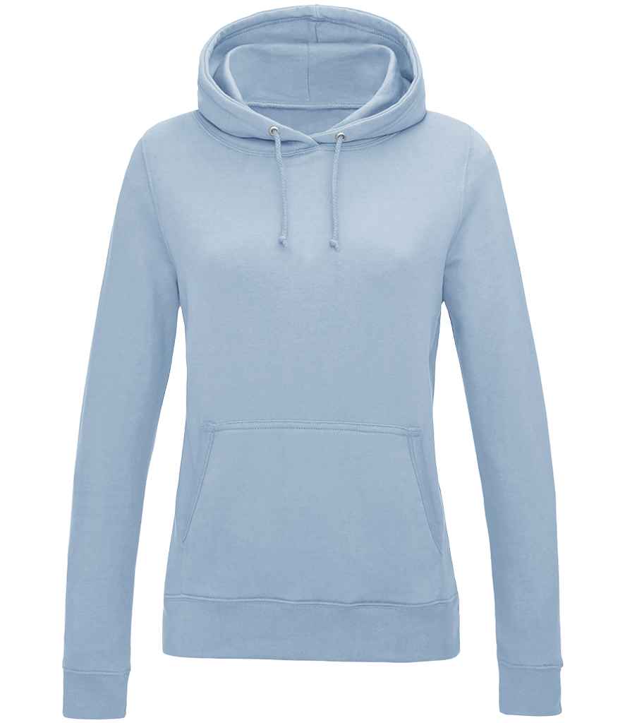 Just Hoods JH001F Sky Blue Front - Ready to be Embroidered and Printed by Custard Workwear - Cheap Personalised and Customised Workwear in Nottinghamshire, Derbyshire and Leicestershire