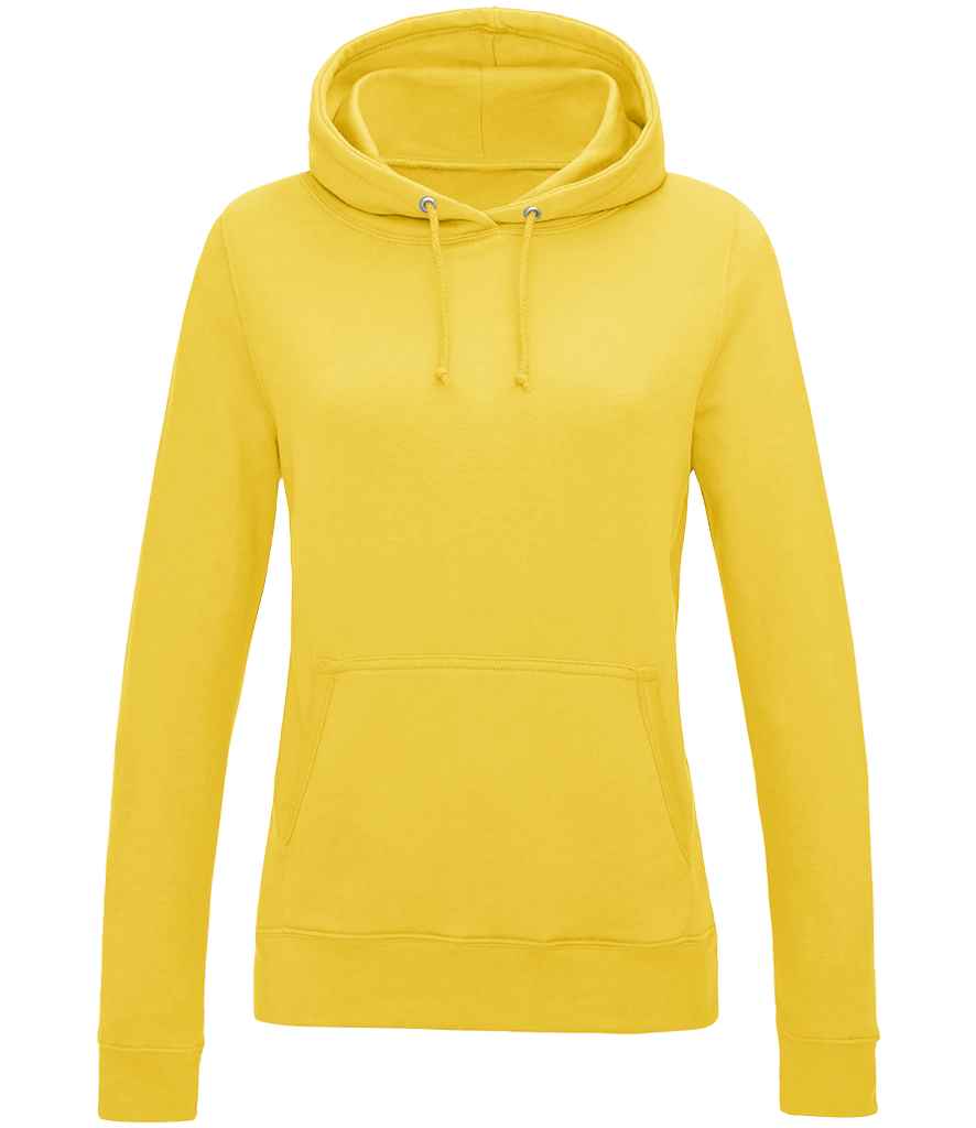 Just Hoods JH001F Sun Yellow Front - Ready to be Embroidered and Printed by Custard Workwear - Cheap Personalised and Customised Workwear in Nottinghamshire, Derbyshire and Leicestershire