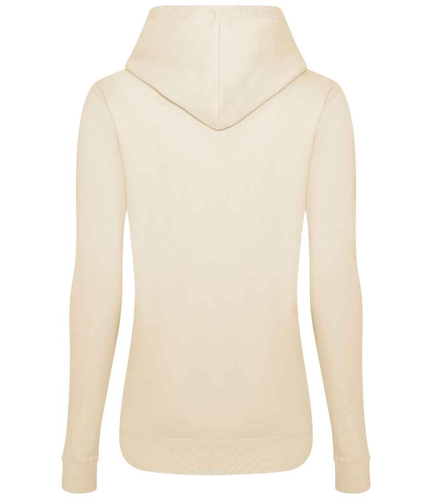 Just Hoods JH001F Vanilla Milkshake Back - Ready to be Embroidered and Printed by Custard Workwear - Cheap Personalised and Customised Workwear in Nottinghamshire, Derbyshire and Leicestershire