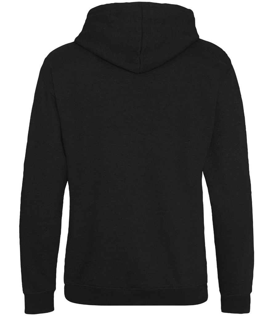 Just Hoods JH001 Black Smoke Front - Ready to be Embroidered and Printed by Custard Workwear - Cheap Personalised and Customised Workwear in Nottinghamshire, Derbyshire and Leicestershire