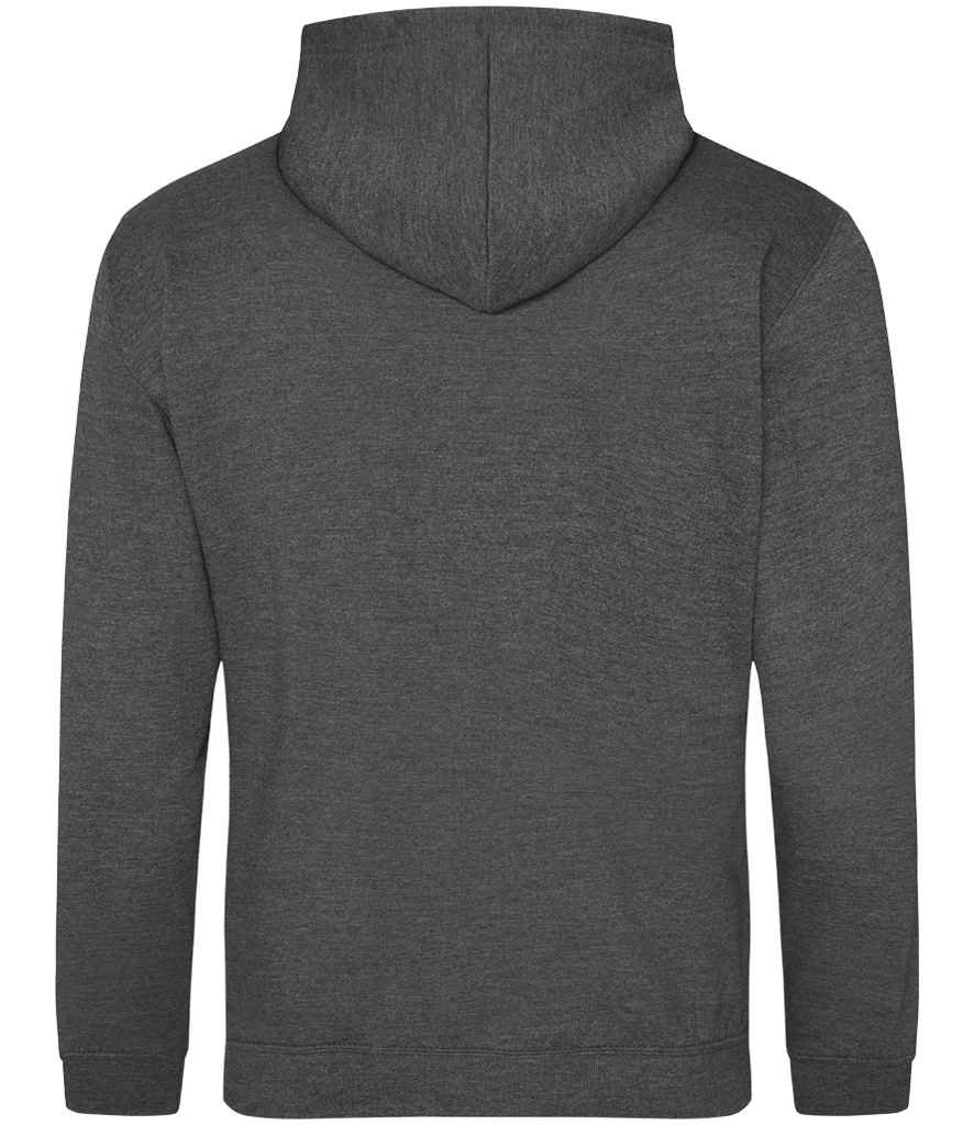 Just Hoods JH001 Charcoal Back - Ready to be Embroidered and Printed by Custard Workwear - Cheap Personalised and Customised Workwear in Nottinghamshire, Derbyshire and Leicestershire