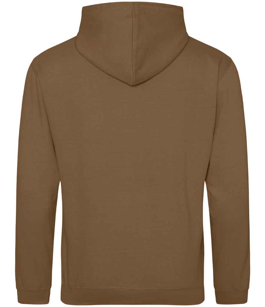 Just Hoods JH001 Caramel Toffee Back - Ready to be Embroidered and Printed by Custard Workwear - Cheap Personalised and Customised Workwear in Nottinghamshire, Derbyshire and Leicestershire