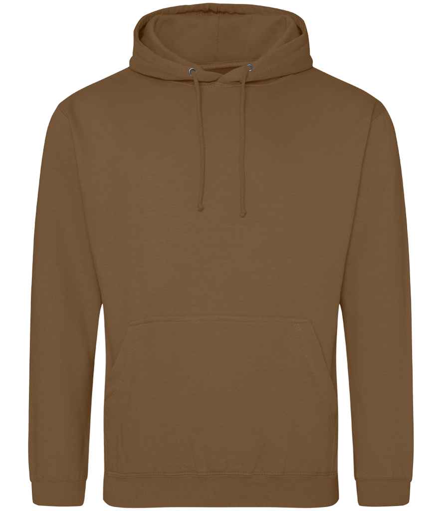Just Hoods JH001 Caramel Toffee Front - Ready to be Embroidered and Printed by Custard Workwear - Cheap Personalised and Customised Workwear in Nottinghamshire, Derbyshire and Leicestershire