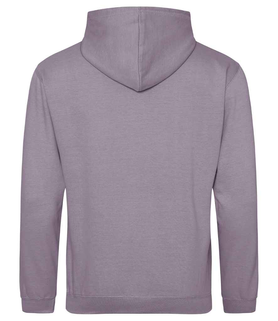 Just Hoods JH001 Dusty Lilac Back - Ready to be Embroidered and Printed by Custard Workwear - Cheap Personalised and Customised Workwear in Nottinghamshire, Derbyshire and Leicestershire