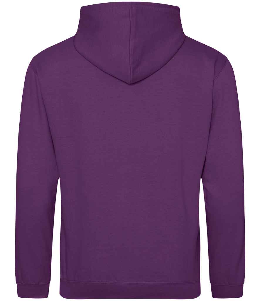 Just Hoods JH001 Magenta Magic Back - Ready to be Embroidered and Printed by Custard Workwear - Cheap Personalised and Customised Workwear in Nottinghamshire, Derbyshire and Leicestershire
