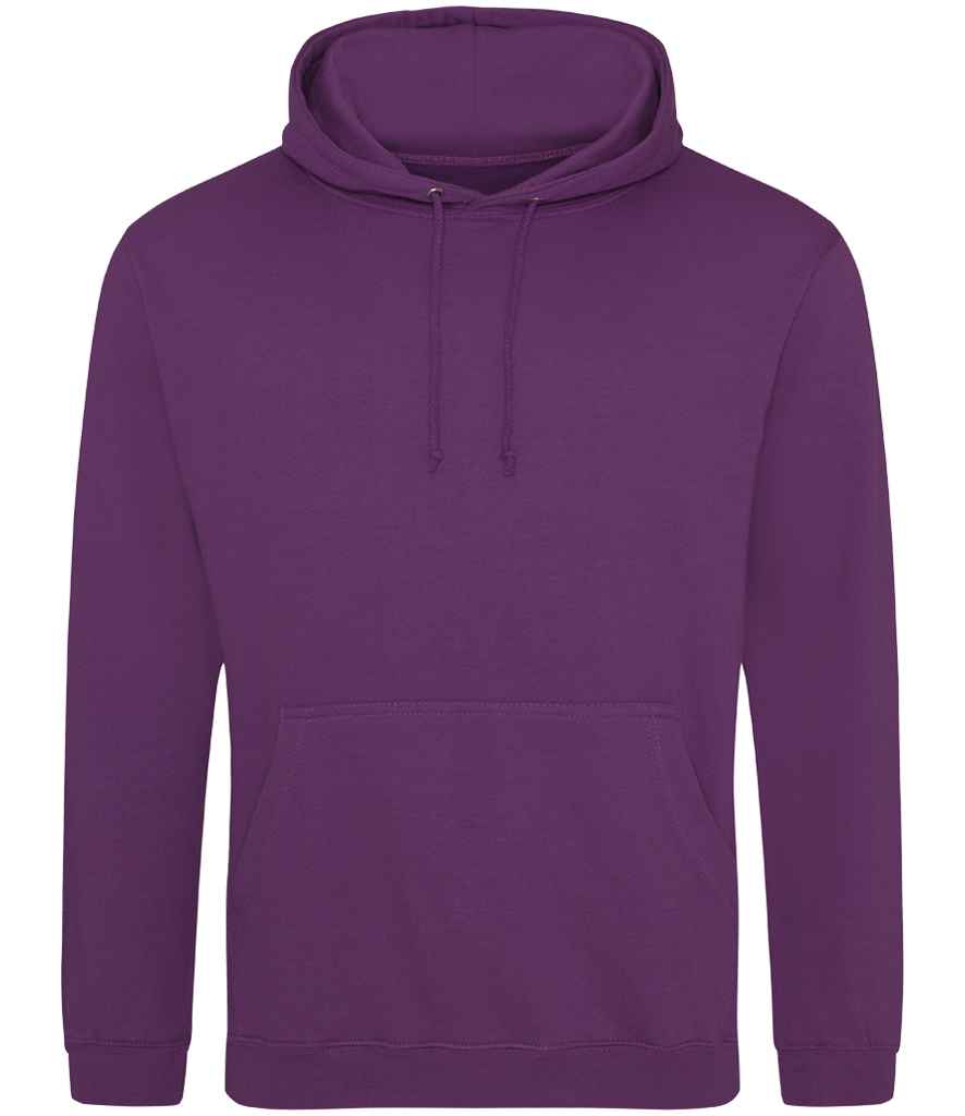 Just Hoods JH001 Magenta Magic Front - Ready to be Embroidered and Printed by Custard Workwear - Cheap Personalised and Customised Workwear in Nottinghamshire, Derbyshire and Leicestershire