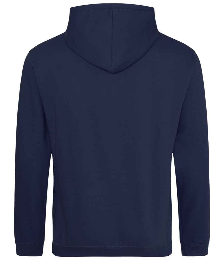 Just Hoods JH001 Navy Smoke Back - Ready to be Embroidered and Printed by Custard Workwear - Cheap Personalised and Customised Workwear in Nottinghamshire, Derbyshire and Leicestershire