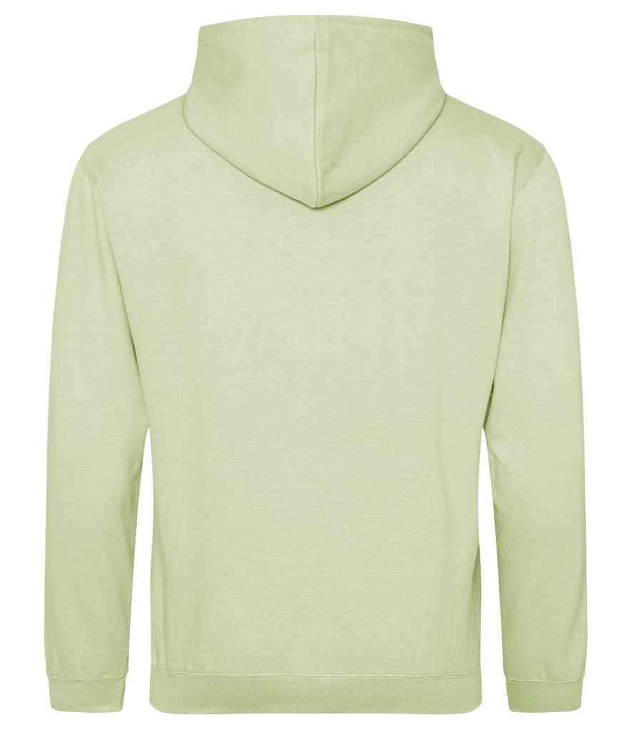 Just Hoods JH001 Pistachio Back -  Ready to be Embroidered and Printed by Custard Workwear - Cheap Personalised and Customised Workwear in Nottinghamshire, Derbyshire and Leicestershire