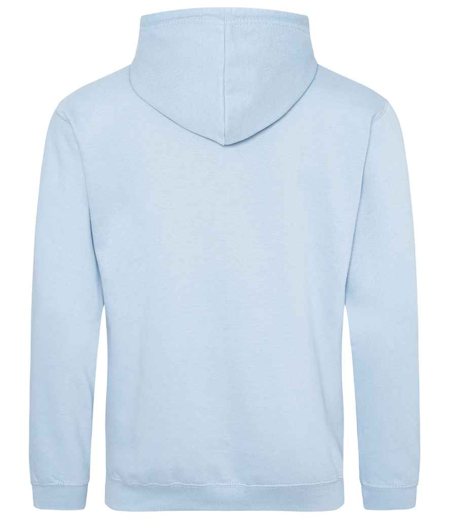 Just Hoods JH001 Sky Blue Back - Ready to be Embroidered and Printed by Custard Workwear - Cheap Personalised and Customised Workwear in Nottinghamshire, Derbyshire and Leicestershire