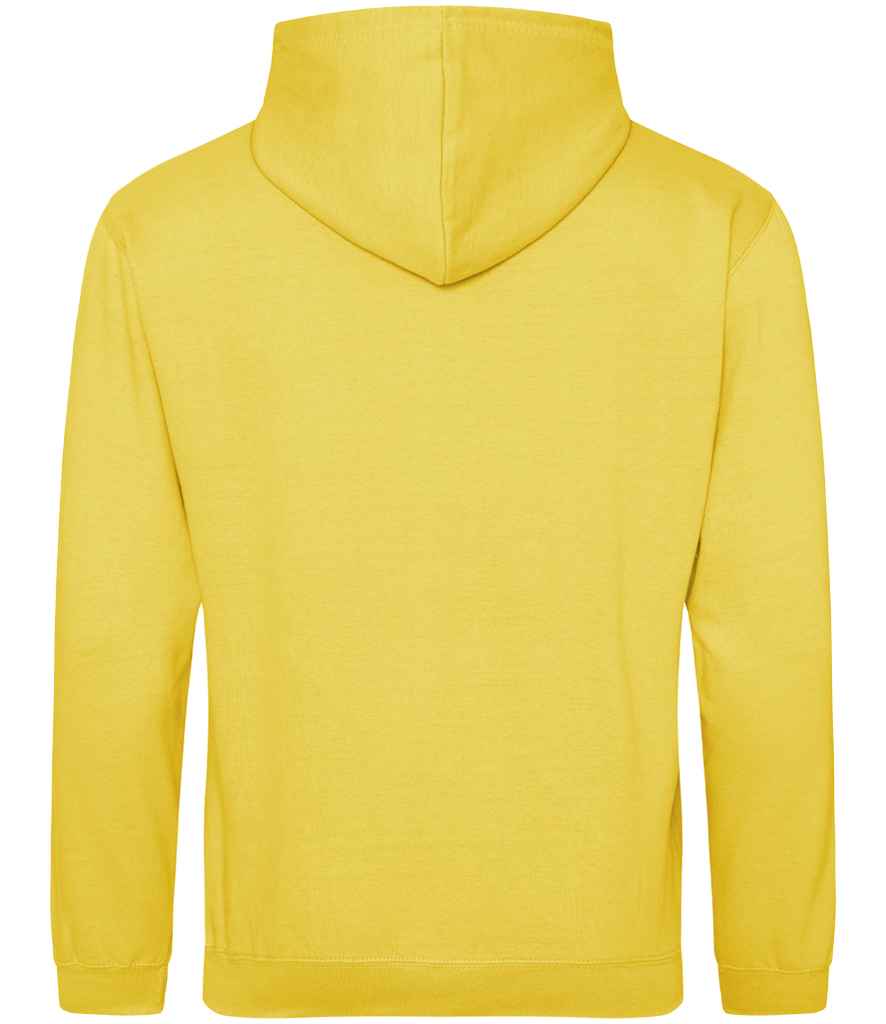 Just Hoods JH001 Sun Yellow Back - Ready to be Embroidered and Printed by Custard Workwear - Cheap Personalised and Customised Workwear in Nottinghamshire, Derbyshire and Leicestershire