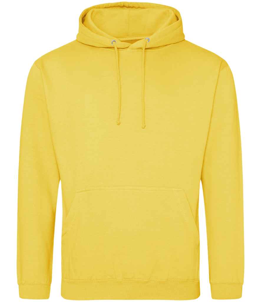 Just Hoods JH001 Sun Yellow Front - Ready to be Embroidered and Printed by Custard Workwear - Cheap Personalised and Customised Workwear in Nottinghamshire, Derbyshire and Leicestershire