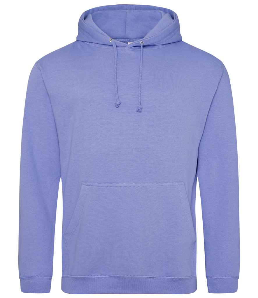 Just Hoods JH001 True Violet Front - Ready to be Embroidered and Printed by Custard Workwear - Cheap Personalised and Customised Workwear in Nottinghamshire, Derbyshire and Leicestershire