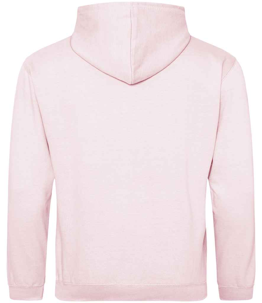Just Hoods JH003B Baby Pink/Arctic White Back - Ready to be Embroidered and Printed by Custard Workwear - Cheap Personalised and Customised Workwear in Nottinghamshire, Derbyshire and Leicestershire