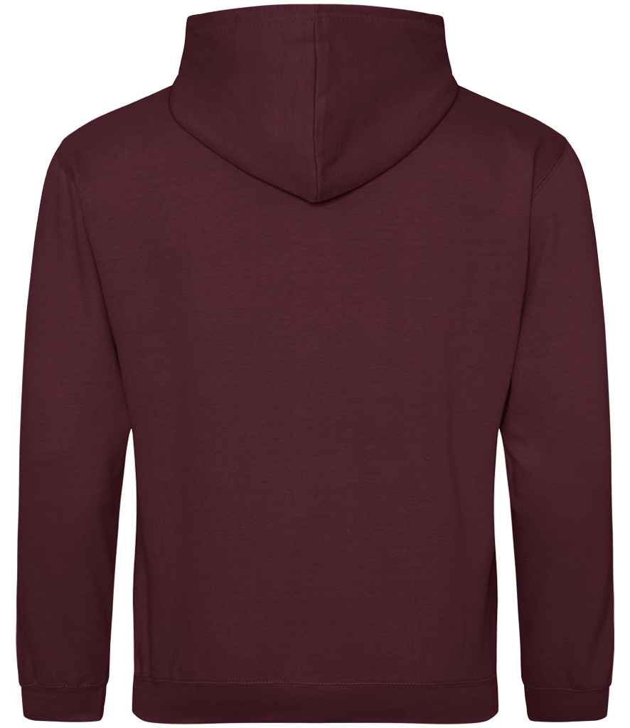 Just Hoods JH003B Burgundy/Gold Back - Ready to be Embroidered and Printed by Custard Workwear - Cheap Personalised and Customised Workwear in Nottinghamshire, Derbyshire and Leicestershire