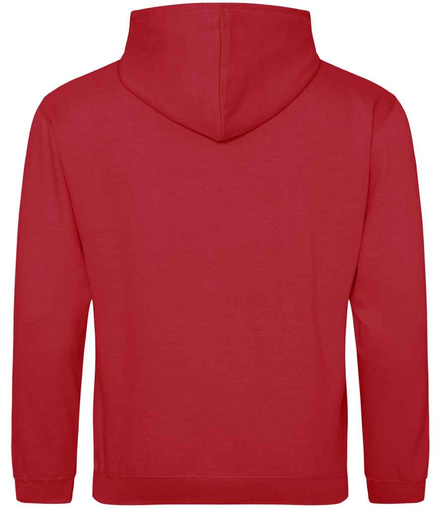 Just Hoods JH003B Fire Red/Jet Black Back - Ready to be Embroidered and Printed by Custard Workwear - Cheap Personalised and Customised Workwear in Nottinghamshire, Derbyshire and Leicestershire