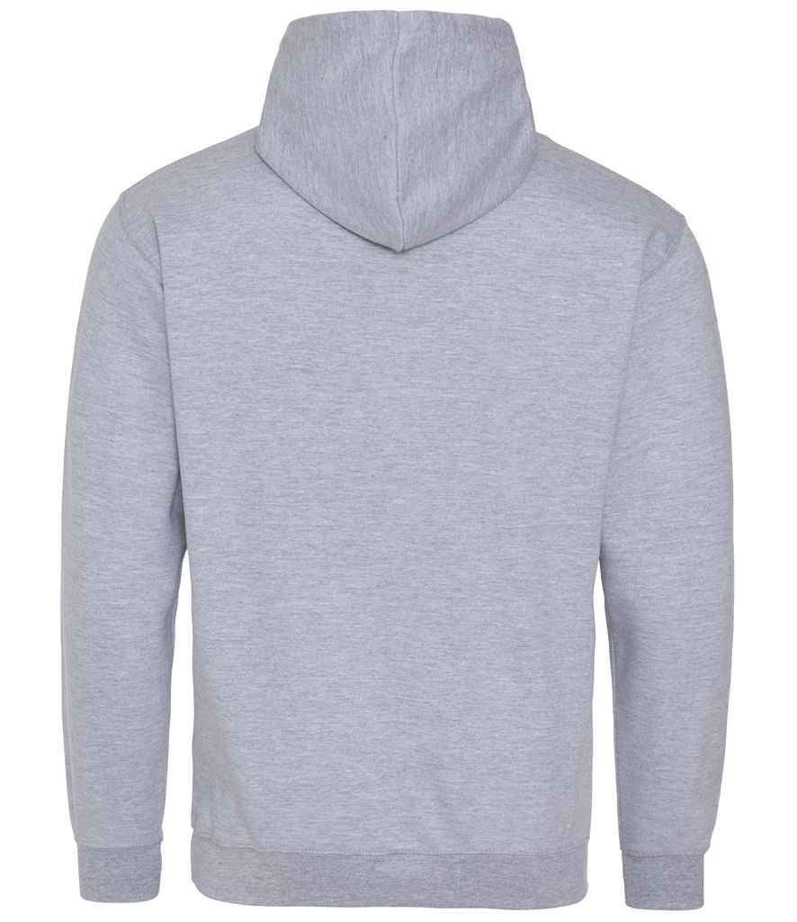 Just Hoods JH003 Heather Grey/Jet Black Back - Ready to be Embroidered and Printed by Custard Workwear - Cheap Personalised and Customised Workwear in Nottinghamshire, Derbyshire and Leicestershire