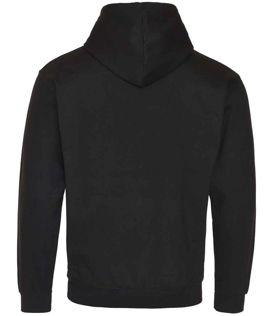 Just Hoods JH003 Jet Black/Fire Red Back - Ready to be Embroidered and Printed by Custard Workwear - Cheap Personalised and Customised Workwear in Nottinghamshire, Derbyshire and Leicestershire