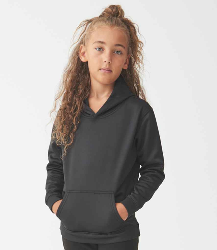 Just Hoods JH006B Jet Black Model - Ready to be Embroidered and Printed by Custard Workwear - Cheap Personalised and Customised Workwear in Nottinghamshire, Derbyshire and Leicestershire