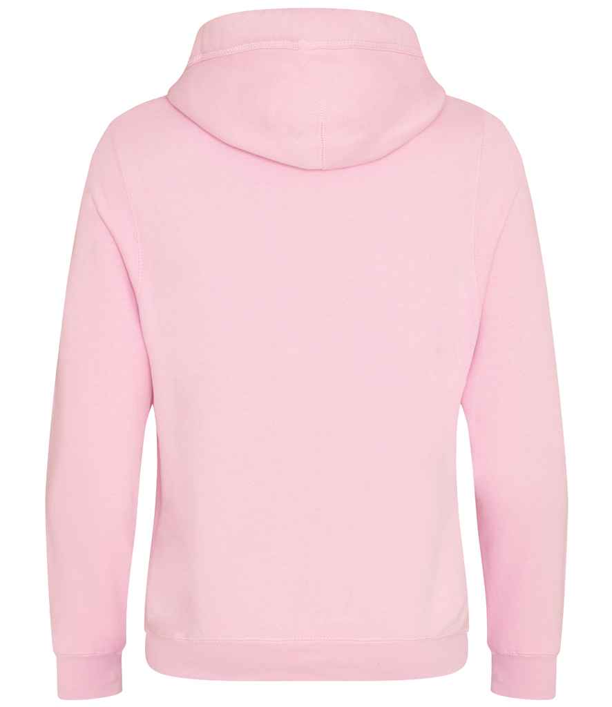 Just Hoods JH021 Baby Pink Back - Ready to be Embroidered and Printed by Custard Workwear - Cheap Personalised and Customised Workwear in Nottinghamshire, Derbyshire and Leicestershire