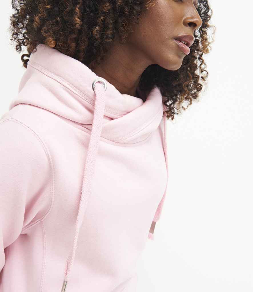 Just Hoods JH021 Baby Pink Model - Ready to be Embroidered and Printed by Custard Workwear - Cheap Personalised and Customised Workwear in Nottinghamshire, Derbyshire and Leicestershire