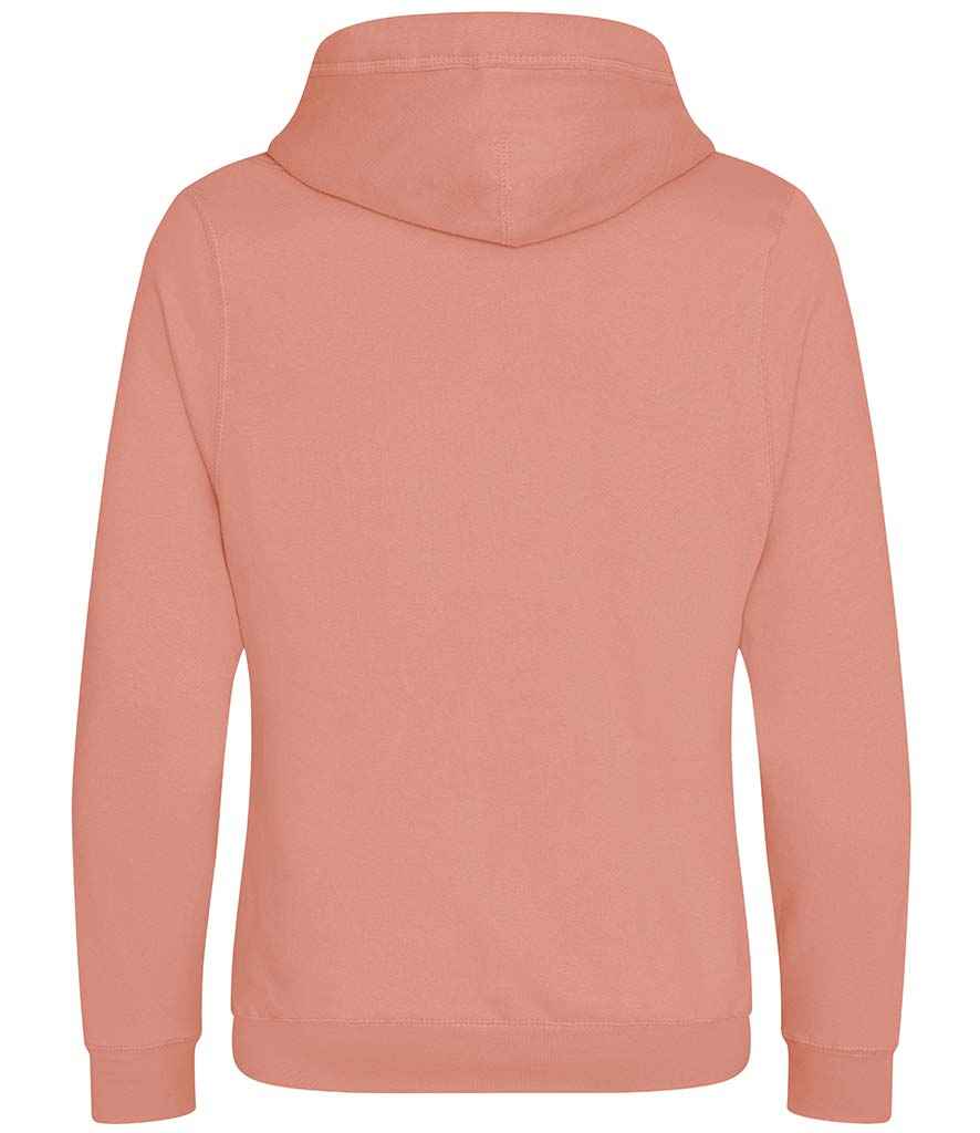 Just Hoods JH021 Dusty Pink Back -  Ready to be Embroidered and Printed by Custard Workwear - Cheap Personalised and Customised Workwear in Nottinghamshire, Derbyshire and Leicestershire