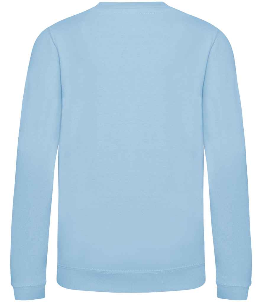 Just Hoods JH030B Ice Blue Back - Ready to be Embroidered and Printed by Custard Workwear - Cheap Personalised and Customised Workwear in Nottinghamshire, Derbyshire and Leicestershire
