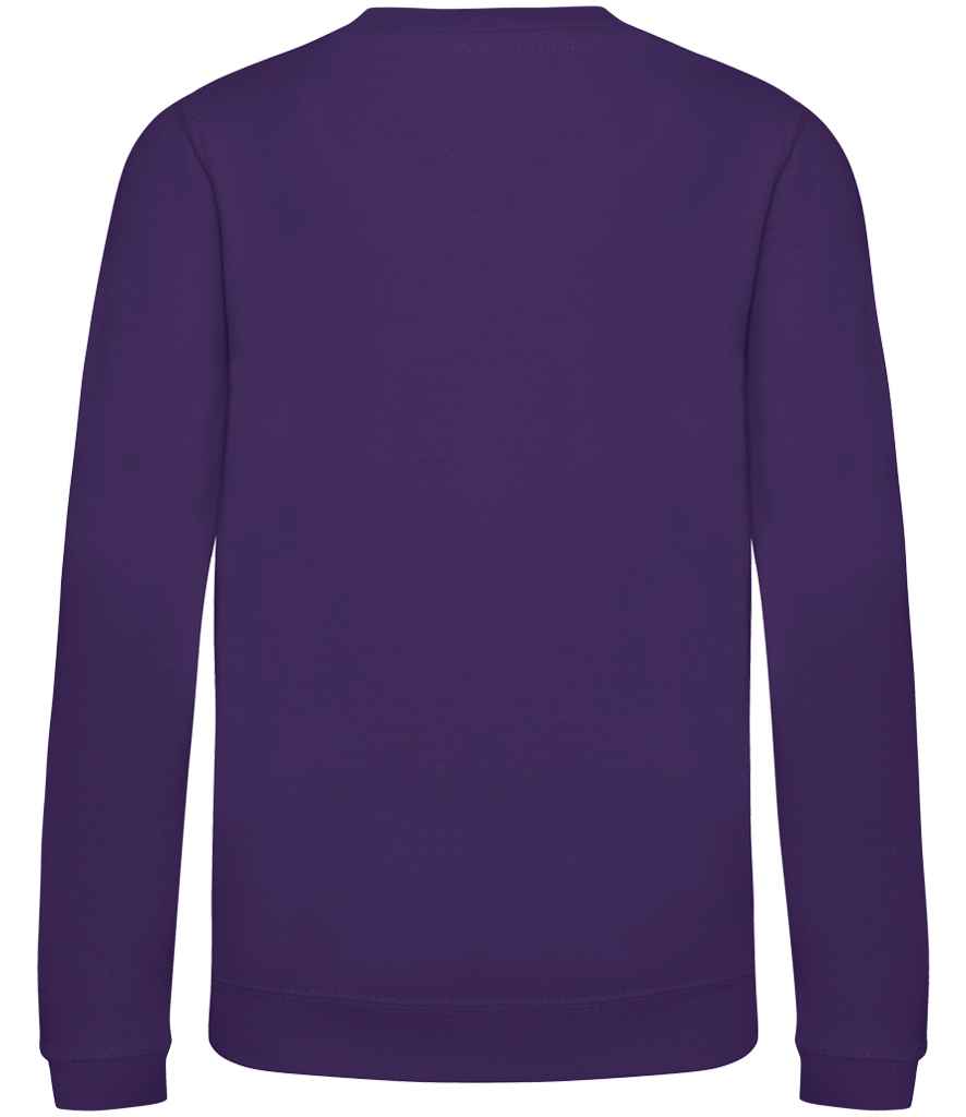 Just Hoods JH030B Purple Back - Ready to be Embroidered and Printed by Custard Workwear - Cheap Personalised and Customised Workwear in Nottinghamshire, Derbyshire and Leicestershire