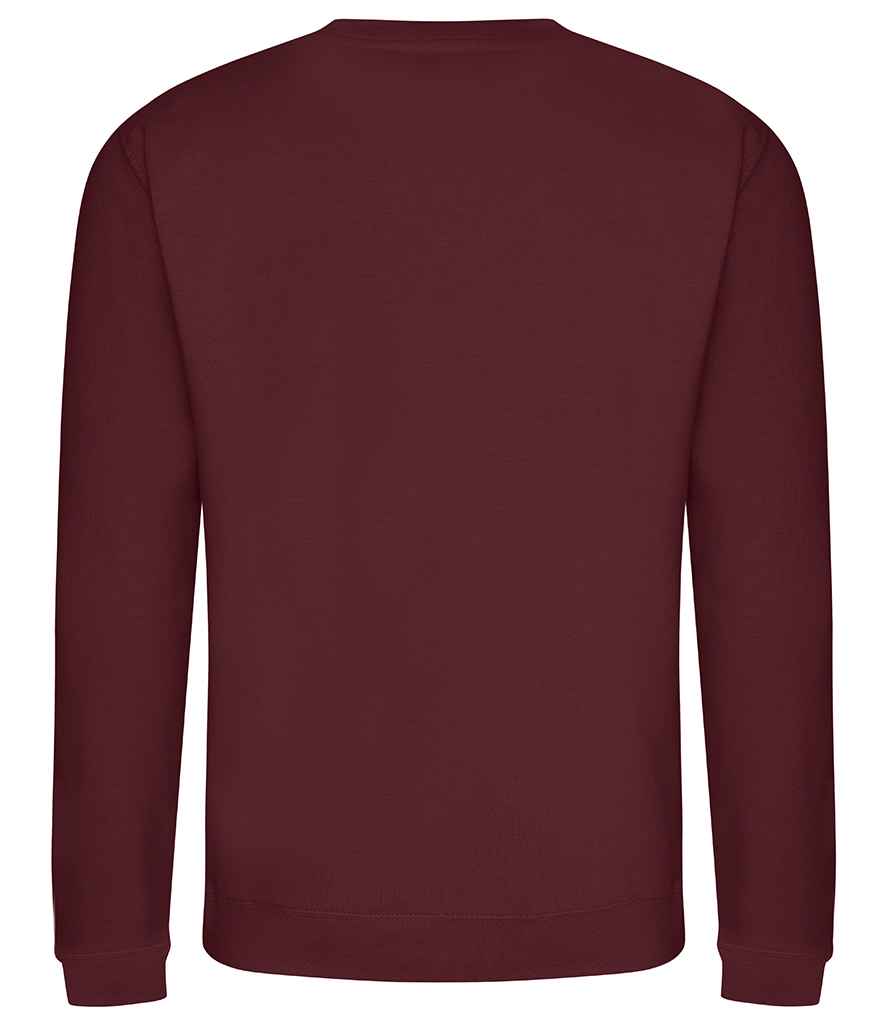 Just Hoods JH030 Burgundy Back - Ready to be Embroidered and Printed by Custard Workwear - Cheap Personalised and Customised Workwear in Nottinghamshire, Derbyshire and Leicestershire
