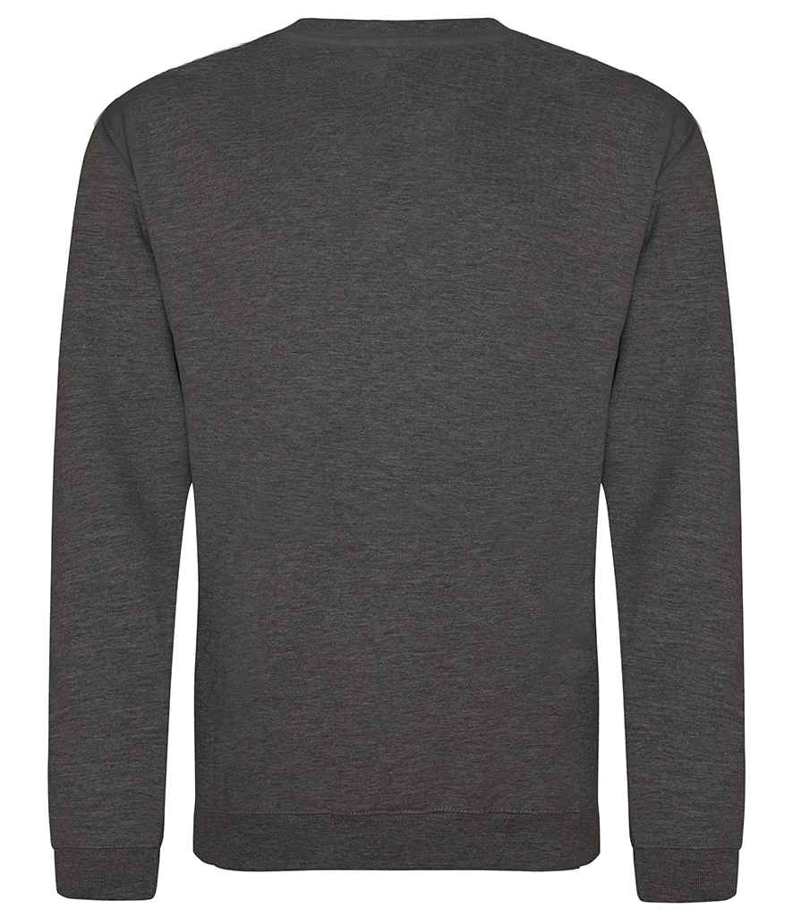 Just Hoods JH030 Charcoal Back - Ready to be Embroidered and Printed by Custard Workwear - Cheap Personalised and Customised Workwear in Nottinghamshire, Derbyshire and Leicestershire