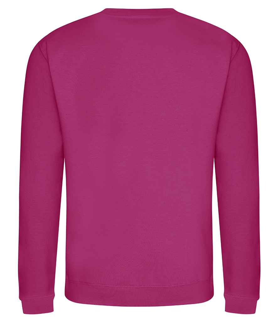 Just Hoods JH030 Festival Fuchsia Back - Ready to be Embroidered and Printed by Custard Workwear - Cheap Personalised and Customised Workwear in Nottinghamshire, Derbyshire and Leicestershire