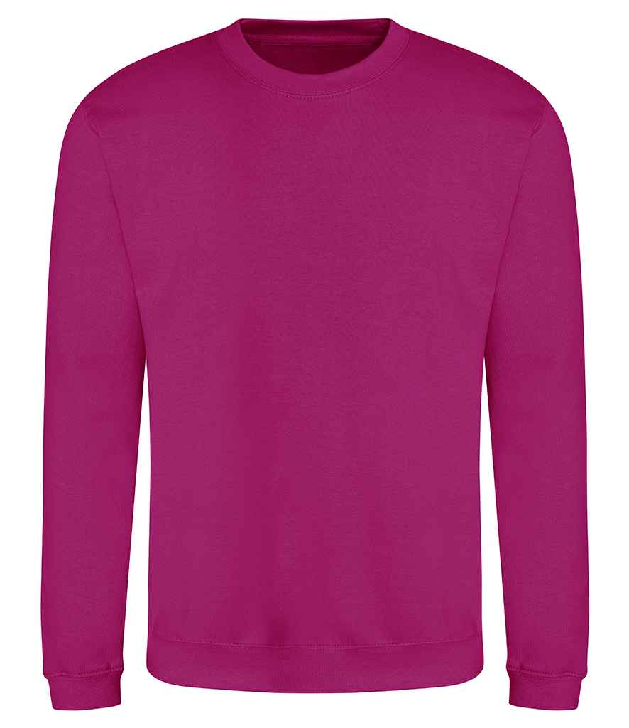 Just Hoods JH030 Festival Fuchsia Front - Ready to be Embroidered and Printed by Custard Workwear - Cheap Personalised and Customised Workwear in Nottinghamshire, Derbyshire and Leicestershire