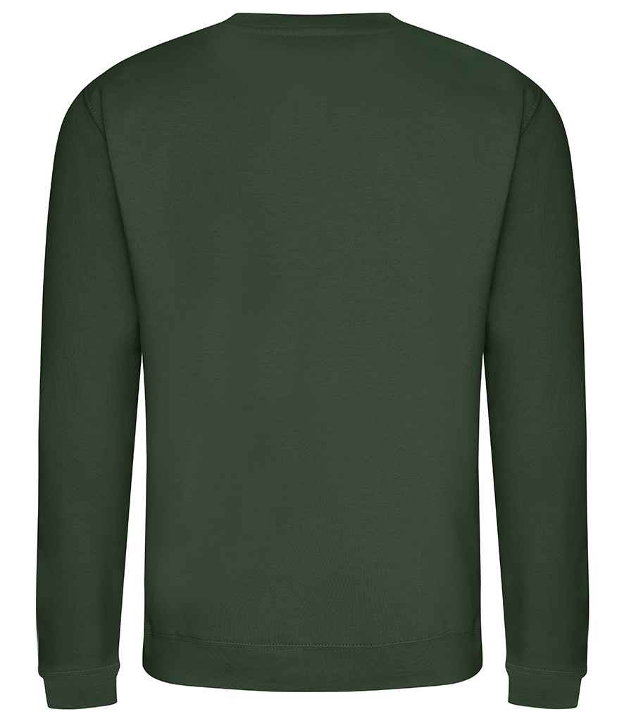 Just Hoods JH030 Forest Green Back - Ready to be Embroidered and Printed by Custard Workwear - Cheap Personalised and Customised Workwear in Nottinghamshire, Derbyshire and Leicestershire